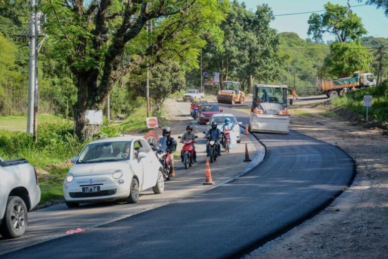 Iniciaron las obras de repavimentación del tramo Bajo La Viña- Alto La Viña de la RP 56