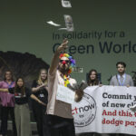 Protest on the sidelines of the UN Climate Change Conference COP29