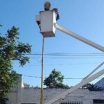 Prosigue el plan de modernización del alumbrado público en San Pedro de Jujuy