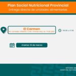 Familias de El Carmen recibirán refuerzos alimentarios