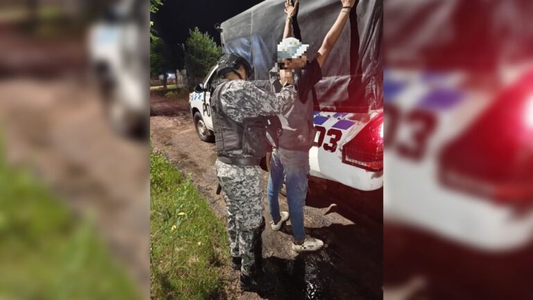 Efectivos policiales evitaron el robo de motochorros y detuvieron a un malviviente
