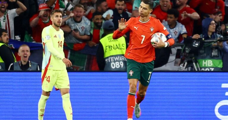 La final de Cristiano Ronaldo: marcó un gol, le gritó otro en la cara a un rival y salió lesionado