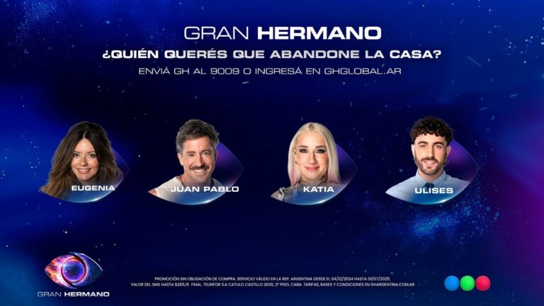 Quién será el eliminado de Gran Hermano, según el boca de urna de Pabloschi