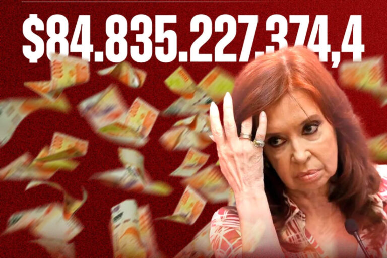 La millonaria cifra que deberá pagar Cristina Kirchner por su condena