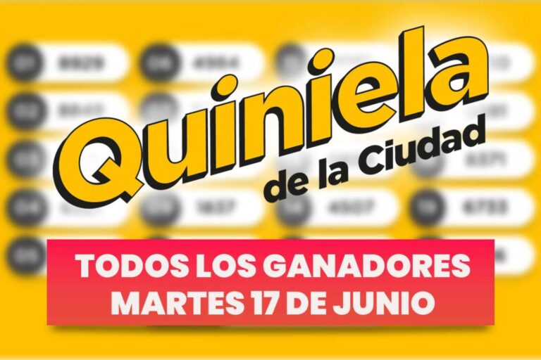 Quiniela Nacional: todos los ganadores del martes 17 de junio