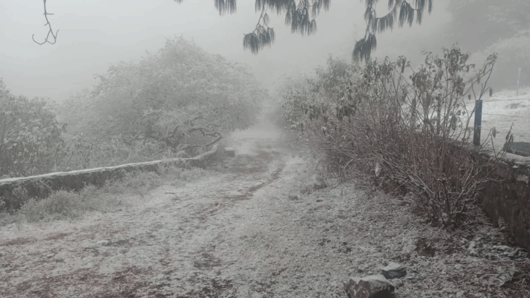 Corte total en la Ruta provincial 4 por hielo en la calzada