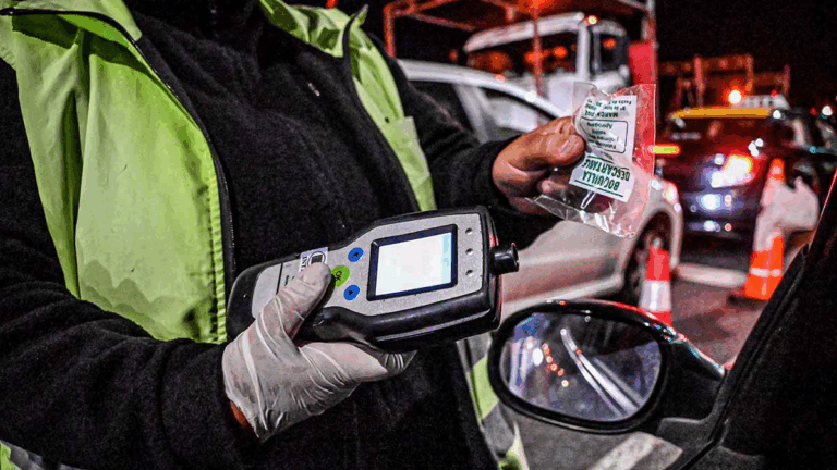 Durante el fin de semana, multaron a 78 conductores alcoholizados