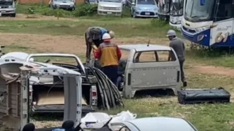 Camioneta Hilux robada en Humahuaca terminó como chatarra en Tarija