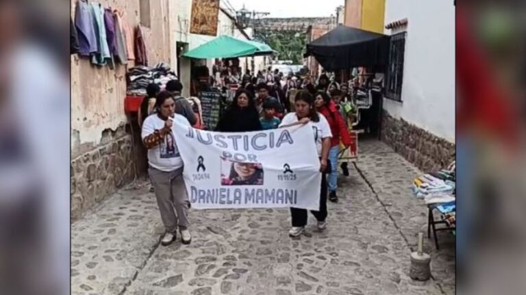 A dos meses del femicidio de Daniela Mamaní, marcharon en Humahuaca