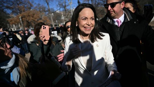 Estamos dando los pasos para una transición verdadera, expresó María Corina Machado tras reunirse con Trump