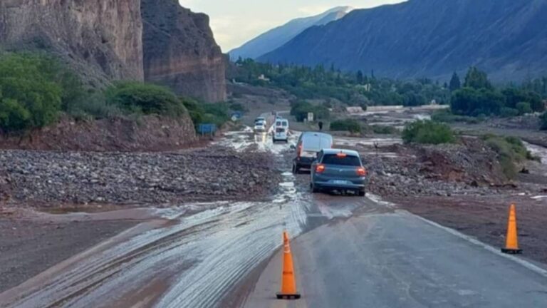 Estado crítico de las rutas en Jujuy: cortes, tramos intransitables y circulación con extrema precaución