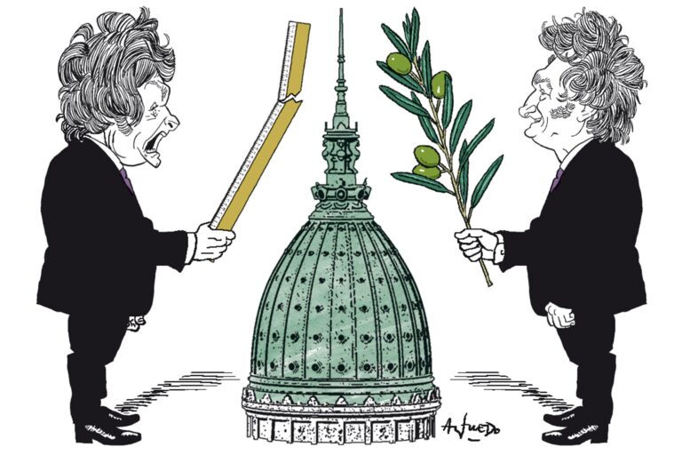 Milei avanza sobre un espacio vacío