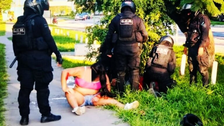 Tenía pedido de captura por violencia de género y derrapó en la fuga