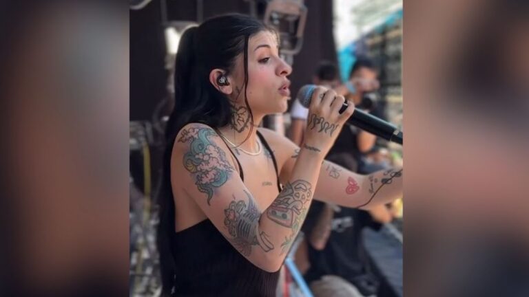 Cazzu revolucionó San Pedro y anunció un show en el Estadio 23 de Agosto