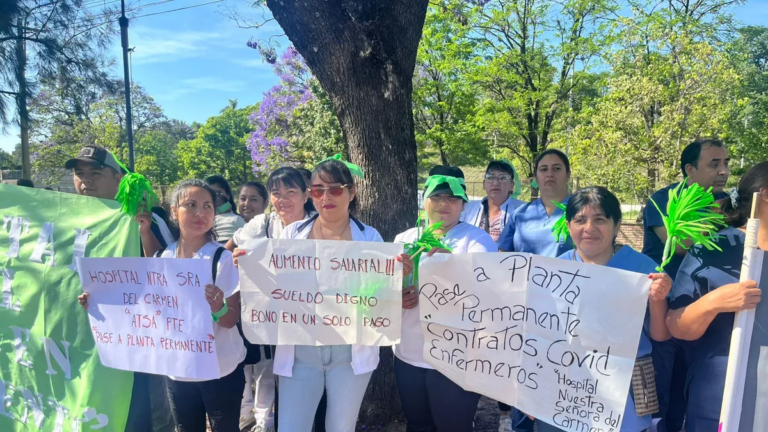 Sanidad en Jujuy, entre mejoras salariales y reclamos que aún continúan