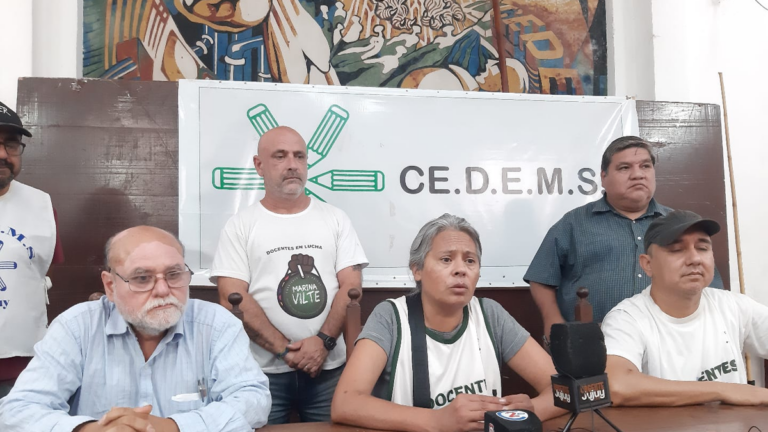 Docentes jujeños exigen mejoras salariales: «Plata hay»